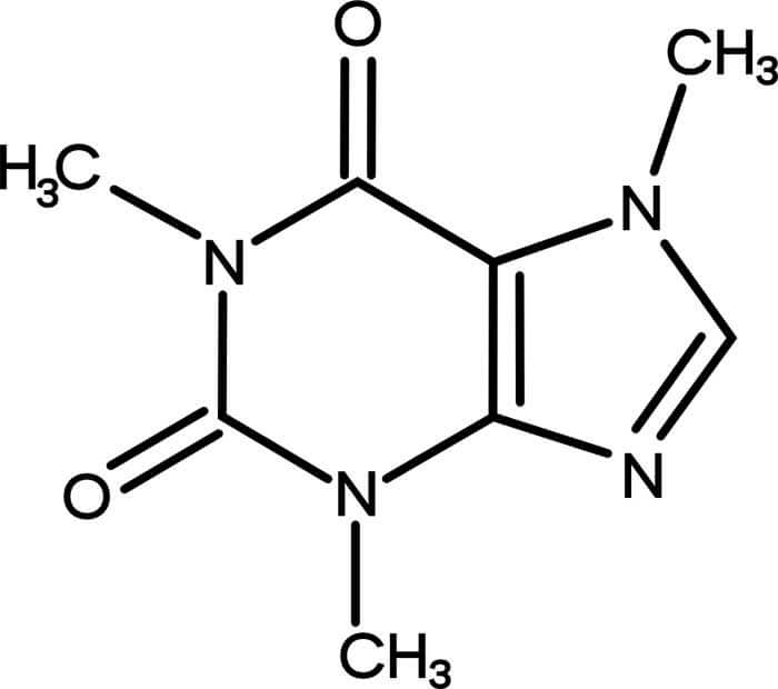 عناصر و مولکول های تشکیل دهنده کافئین