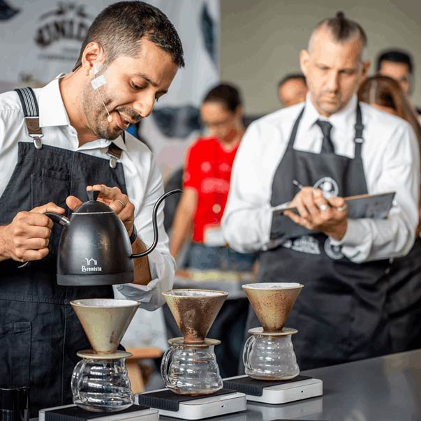 تصویری از مسابقات جهانی قهوه گیشا