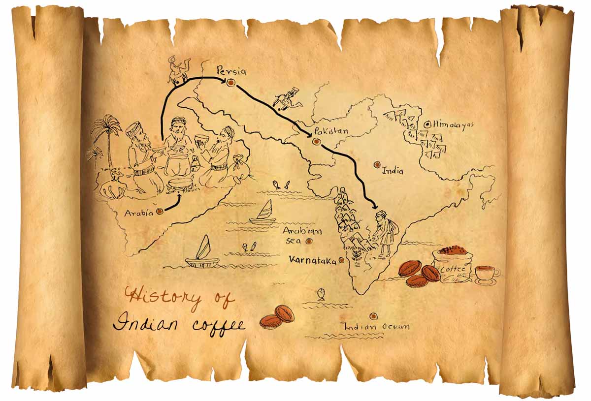 تاریخ قهوه هند تاریخ قهوه هند