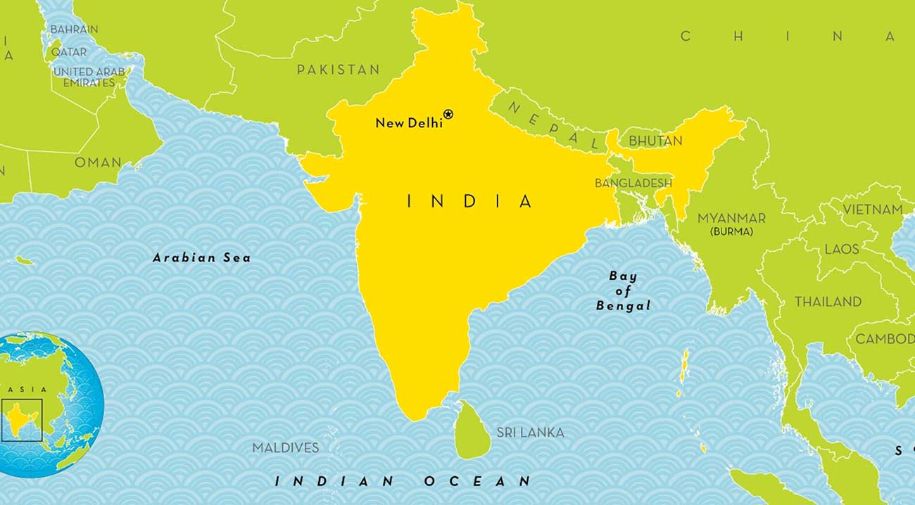 جغرافیای-هند-نقشه جغرافیای-هند-نقشه