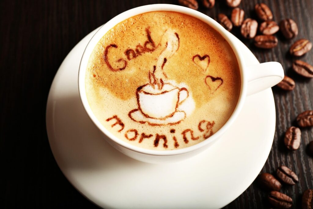 شروع صبح با قهوه