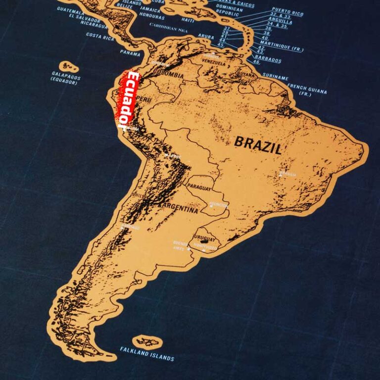 نقشه اکوادور