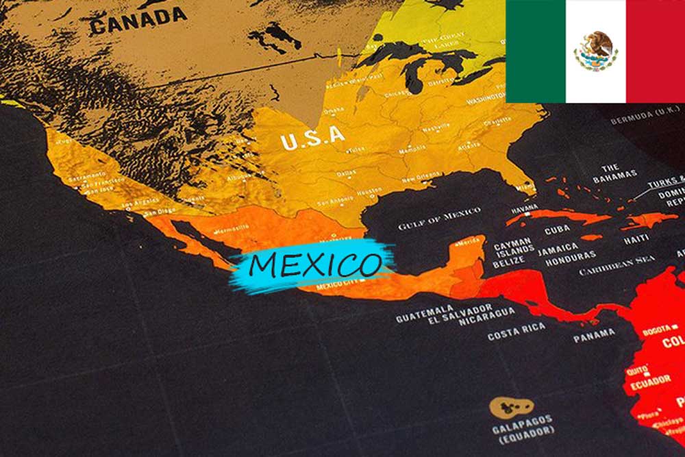 نقشه مکزیک