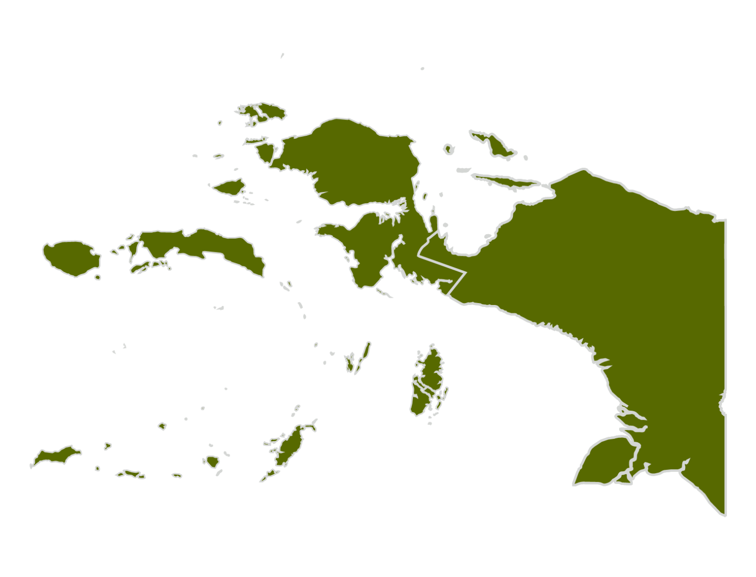 پاپوآ و دانه های قهوه آن